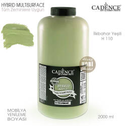 Cadence Hybrid Multisurface H110 İlkbahar Yeşili Akrilik Boya 2000 ml - Cadence