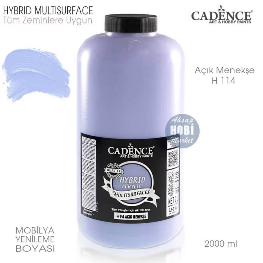 Cadence Hybrid Multisurface H114 Antik Menekşe Akrilik Boya 2000 ml - 1