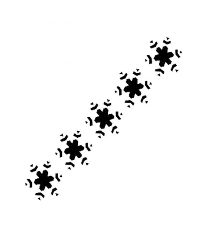 Cadence Kar Motifi Desenli Stencil Şablon K035 - 1