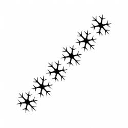 Cadence Kar Tanesi Desenli Stencil Şablon K057 - Cadence