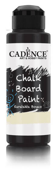 Cadence Kara Tahta Boyası 2600 Siyah 120 ml - 1