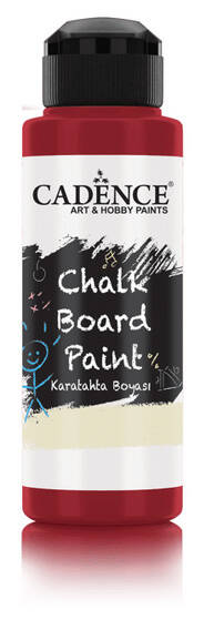 Cadence Kara Tahta Boyası 2610 Country Kırmızı 120 ml - 1