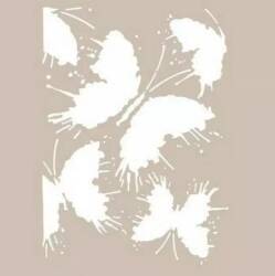 Cadence Kelebek Desenli Stencil Şablon AS537 - Cadence
