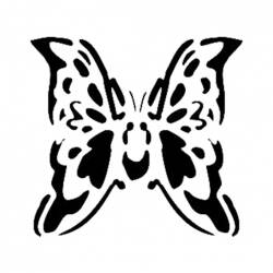 Cadence Kelebek Desenli Stencil Şablon D940 - Cadence