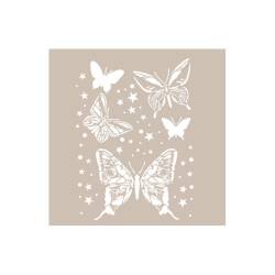 Cadence Kelebek Temalı Stencil Şablon AS529 - Cadence