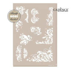 Cadence Klasik Motifli Stencil Şablon AS478 - Cadence