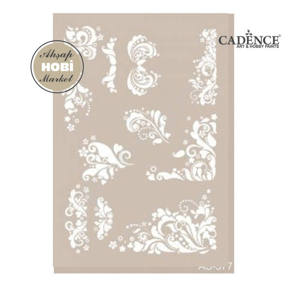 Cadence Klasik Motifli Stencil Şablon AS478 - 1