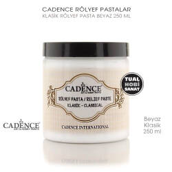Cadence Klasik Rölyef Pasta 250 ml 450 gr - Cadence