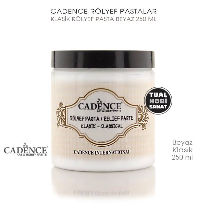 Cadence Klasik Rölyef Pasta 250 ml 450 gr - 1