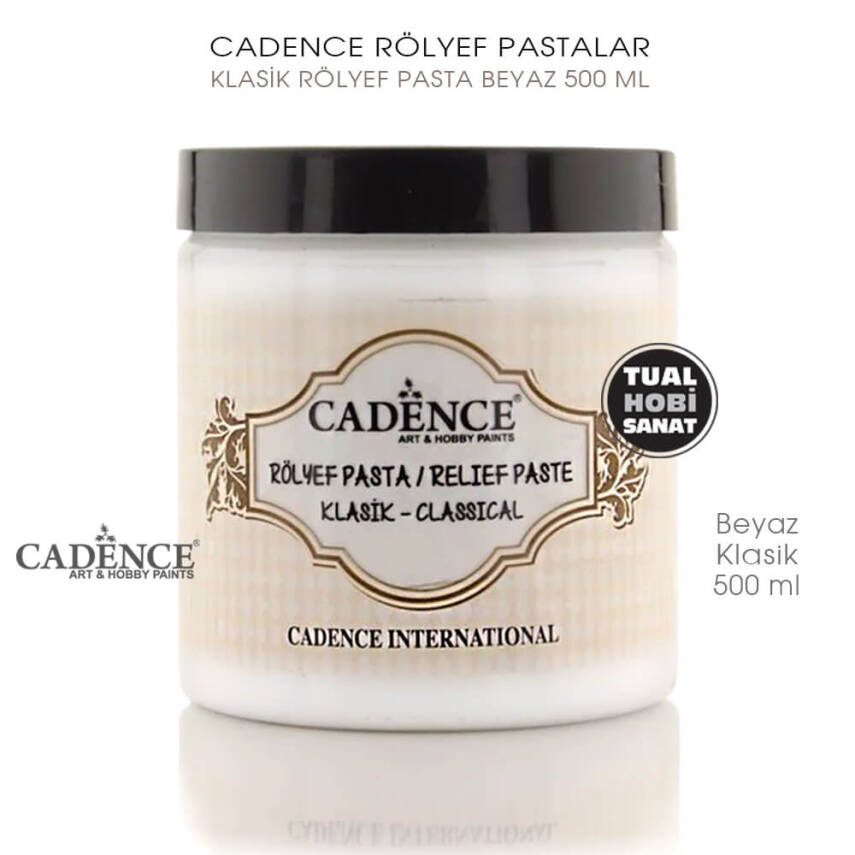 Cadence Klasik Rölyef Pasta 500 ml 850 gr - 1