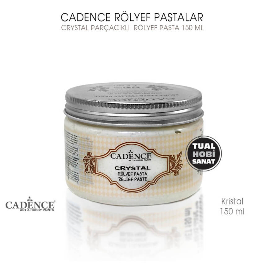 Cadence Kristal Crystal Rölyef Pasta 150 ml - 1
