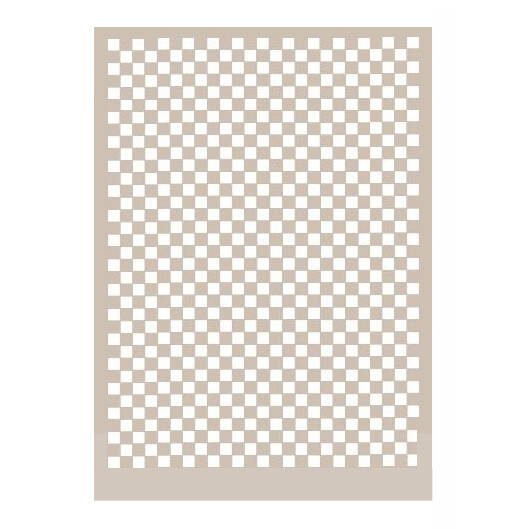 Cadence Küçük Kare Dama Desenli Stencil Şablon AS438 - 1