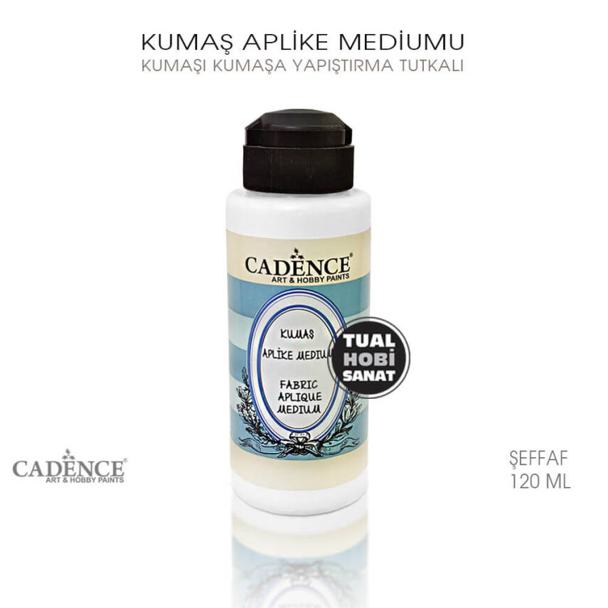 Cadence Kumaş Aplike Yapıştırıcı Tutkalı 120 ml - 1