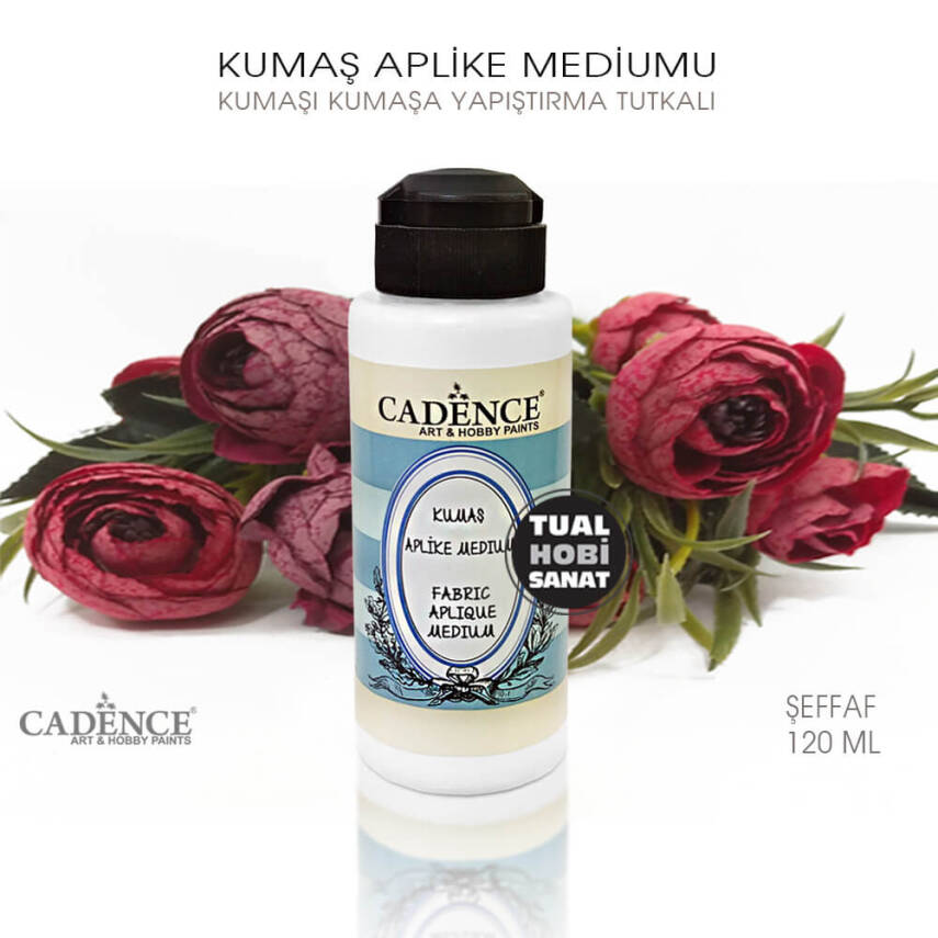 Cadence Kumaş Aplike Yapıştırıcı Tutkalı 120 ml - 2