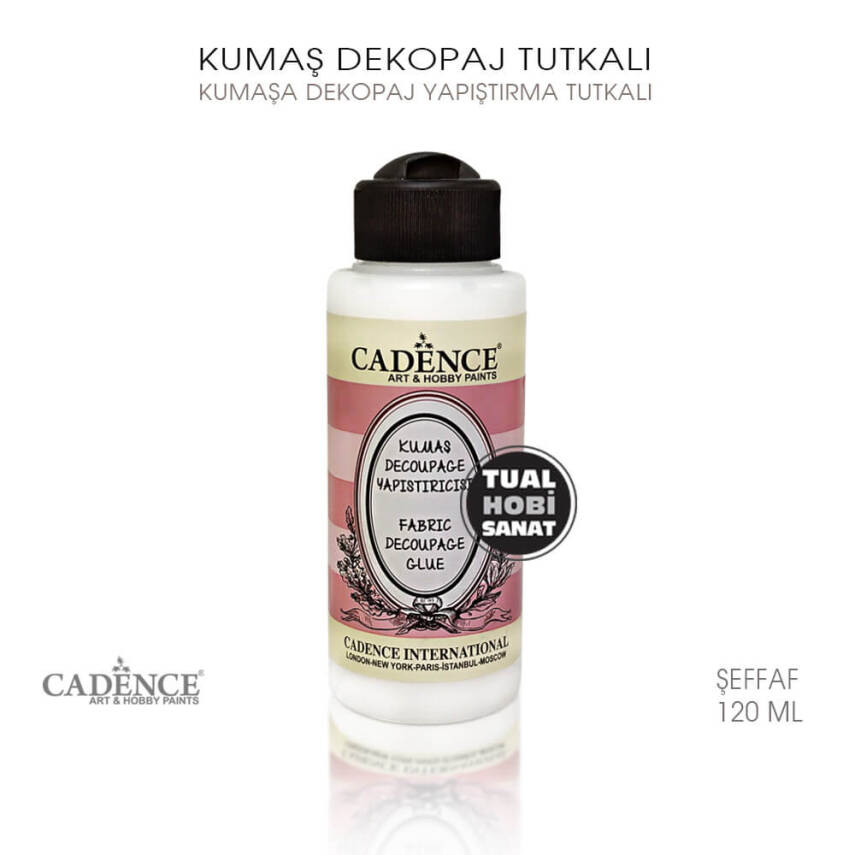 Cadence Kumaş Dekopaj Yapıştırıcısı 120 ml - 1