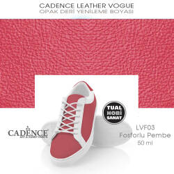 Cadence Leather Vogue Deri Boyası Fosforlu Pembe LVF03 (50 ml) - Cadence (1)