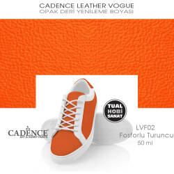 Cadence Leather Vogue Deri Boyası Fosforlu Turuncu LVF02 (50 ml) - Cadence (1)