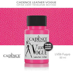 Cadence Leather Vogue Deri Boyası Fuşya LV06 (50 ml) - Cadence
