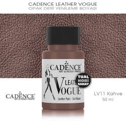 Cadence Leather Vogue Deri Boyası Kahverengi LV11 (50 ml) - Cadence
