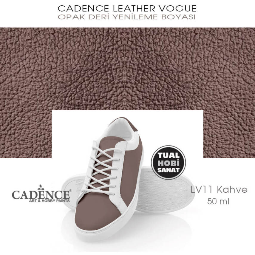 Cadence Leather Vogue Deri Boyası Kahverengi LV11 (50 ml) - 2