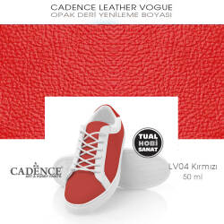 Cadence Leather Vogue Deri Boyası Kırmızı LV04 (50 ml) - Cadence (1)