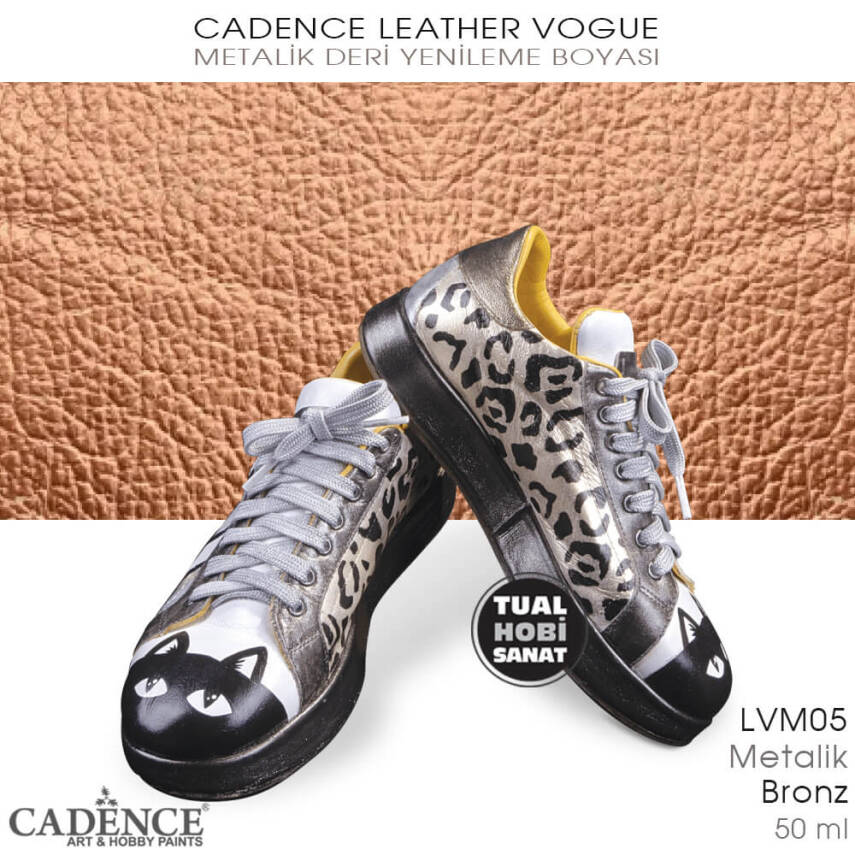 Cadence Leather Vogue Deri Boyası Metalik Bronz LVM05 (50 ml) - 2