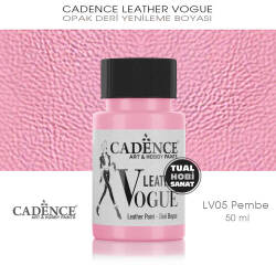Cadence Leather Vogue Deri Boyası Pembe LV05 (50 ml) - Cadence