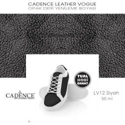 Cadence Leather Vogue Deri Boyası Siyah LV12 (50 ml) - Cadence (1)