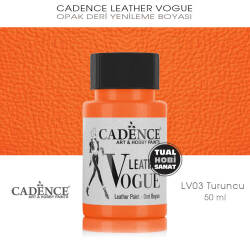 Cadence Leather Vogue Deri Boyası Turuncu LV03 (50 ml) - Cadence