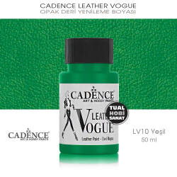 Cadence Leather Vogue Deri Boyası Yeşil LV10 (50 ml) - Cadence