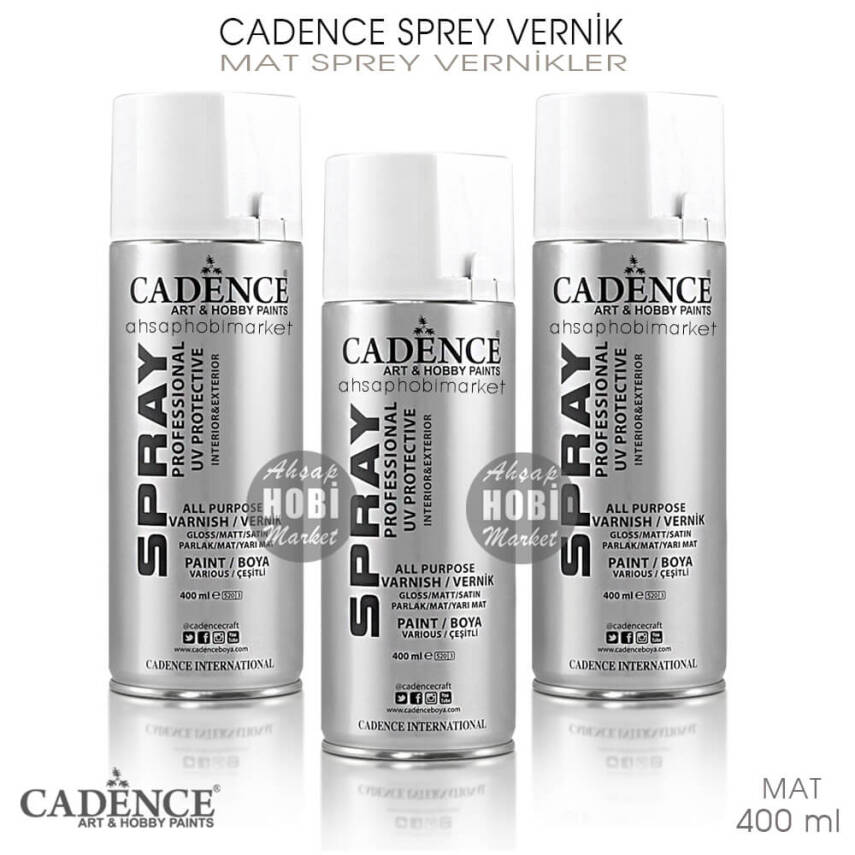 Cadence Mat Sprey Vernik 400 ml - 3