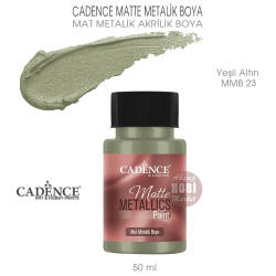 Cadence Matte MMB23 Yeşil Altın Mat Metalik Boya 50 ml - Cadence
