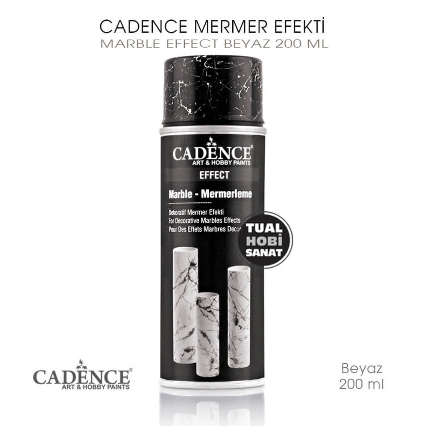 Cadence Mermer Efekti Marble Effect Beyaz 200 ml - 1