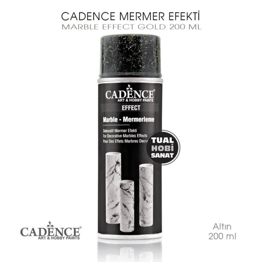 Cadence Mermer Efekti Marble Effect Gold 200 ml - 1
