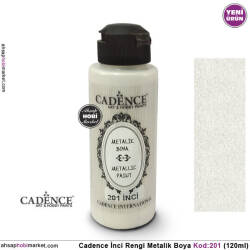 Cadence Metalik 201 İnci Beyazı 120ml - Cadence
