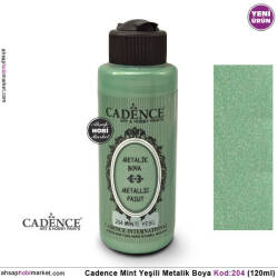 Cadence Metalik 204 Mint Yeşili 120ml - Cadence