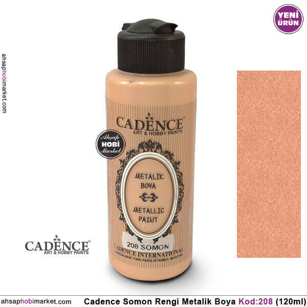 Cadence Metalik 208 Somon Rengi 120ml - 1