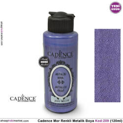 Cadence Metalik 209 Mor Renk 120ml - Cadence