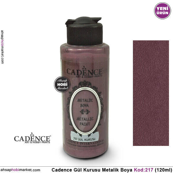 Cadence Metalik 217 Gül Kurusu 120ml - 1