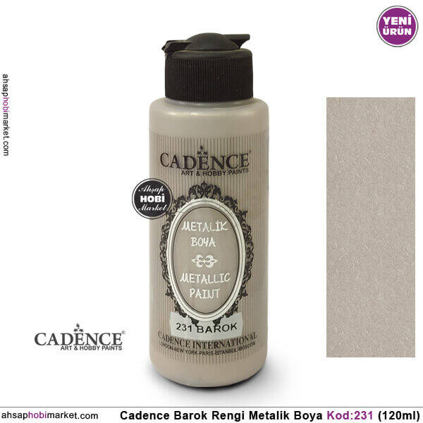 Cadence Metalik 231 Barok Beji 120ml - 1