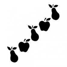 Cadence Meyve Desenli Stencil Şablon K012 - Cadence