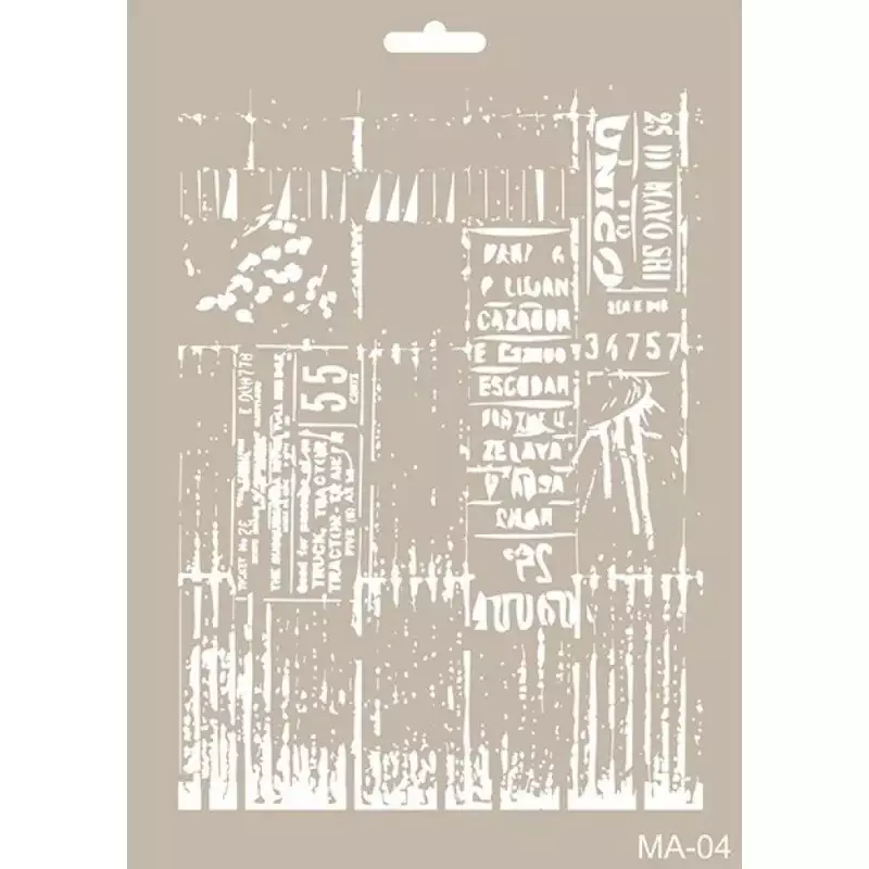 Cadence Mix Media Stencil Sablon MA04 - 1