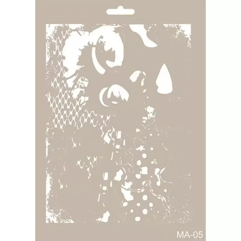 Cadence Mix Media Stencil Sablon MA05 - 1