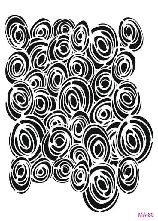 Cadence Mix Media Stencil Şablon MA80 - 1