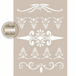 Cadence Motifli Stencil Şablon AS513 - Cadence