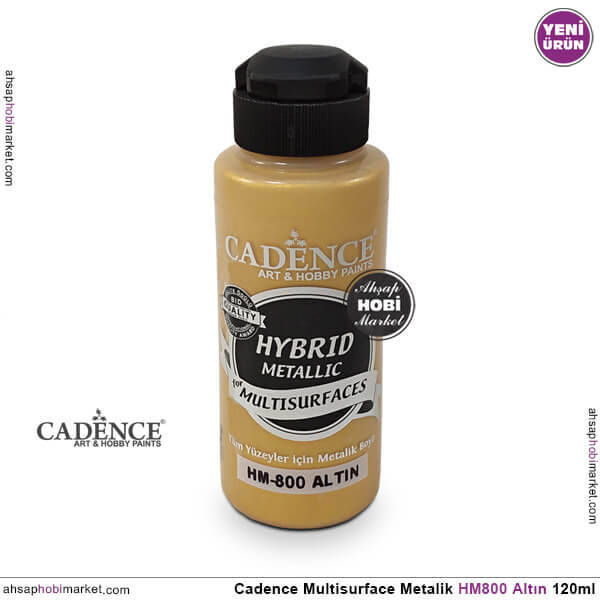 Cadence Multisurface Metalik HM800 Altın Rengi 120 ml - 1