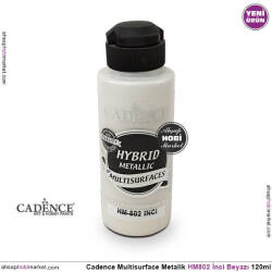 Cadence MultiSurface Metalik HM802 İnci Beyazı 120 ml - Cadence