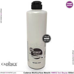 Cadence MultiSurface Metalik HM802 İnci Beyazı 500 ml - Cadence