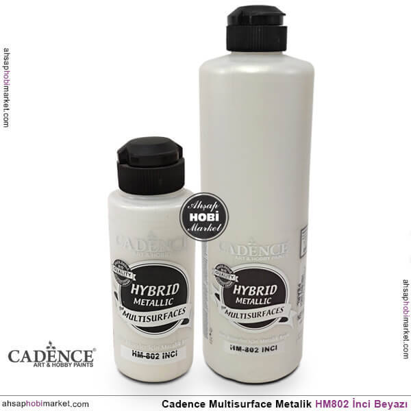 Cadence MultiSurface Metalik HM802 İnci Beyazı 500 ml - 2