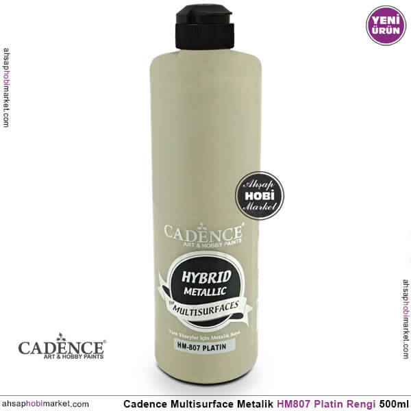 Cadence MultiSurface Metalik HM807 Platin 500 ml - 1